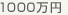 1000万円