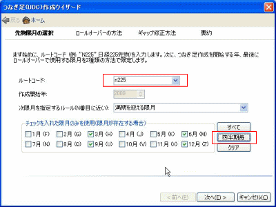 トレードシグナルtradesignalつなぎ足