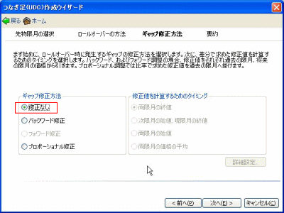 トレードシグナルtradesignalつなぎ足